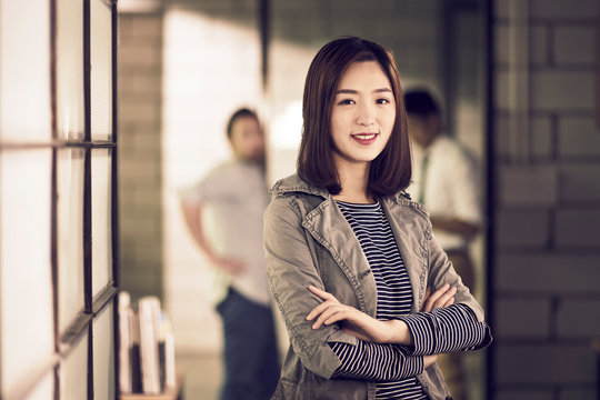 portrait of a young asian businesswoman entrepreneur