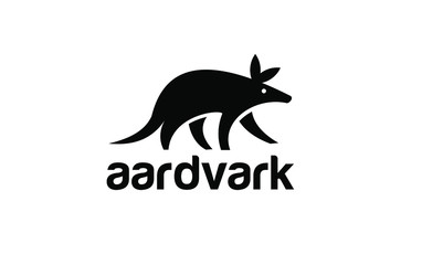 aardvark animal black logo icon design vector