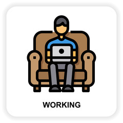 Working icon
