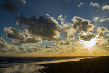 On the beach...