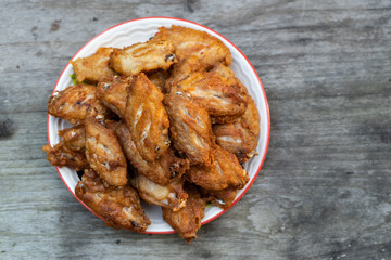 Fried Chicken Wings with Fish Sauce