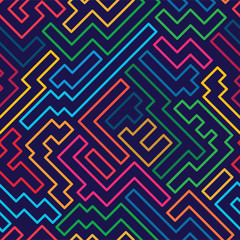 Sustainable. Color Abstract Pattern