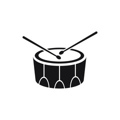 Drum icon design isolated on white background