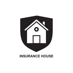 INSURANCE HOUSE ICON , HOME SAFETY ICON