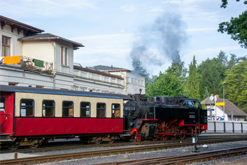 Naklejka premium Steam locomotive - Bad Doberan, Germany
