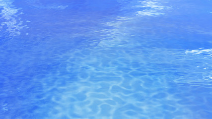 Sea Ocean Water Wave surface sky 3D illustration background.