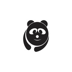 panda ilustration logo vector