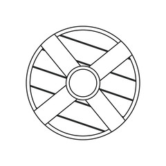 Naklejka premium coat of arms used in ancient times by Norse Viking tribes