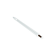 Weapons sword used in ancient times by Norse Viking tribes
