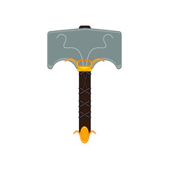 In Norse mythology, Mjolnir is described as one of the most feared weapons in Norse mythology. It belongs to the god Thor