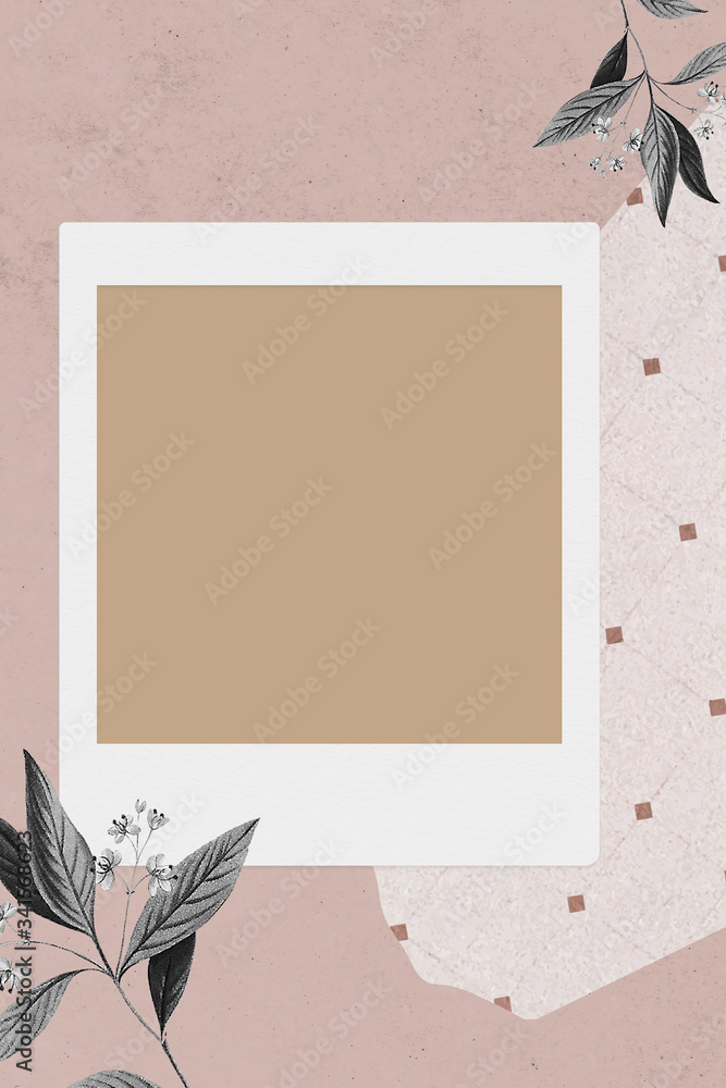 Poster Photo frame template illustration