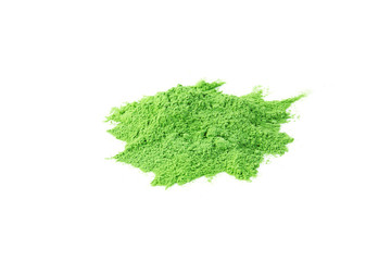 texture of japanese green tea powder