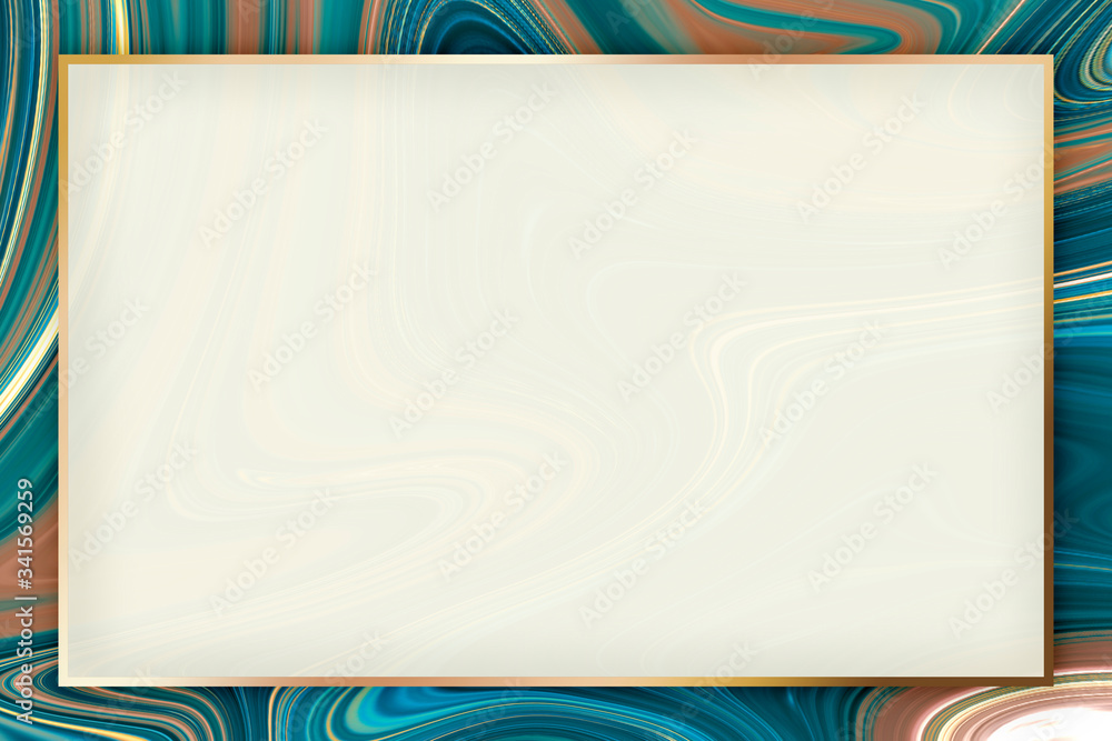 Wall mural fluid texture horizontal rectangular frame