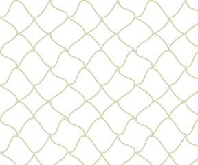Naklejka premium Repeating zigzag line vector pattern