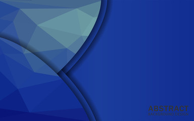 Modern triangulation colorful background with overlap layers design.