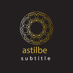 ornament logo gold and silver