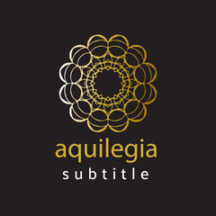 ornament logo gold and silver