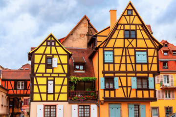 Traditional houses in Colmar, Alsace, France