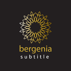 ornament logo gold and silver