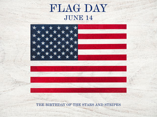 Flag Day. Beautiful greeting card. Close-up, view from above. National holiday concept....