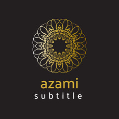 ornament logo gold and silver