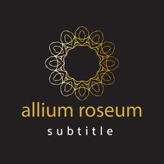 ornament logo gold and silver