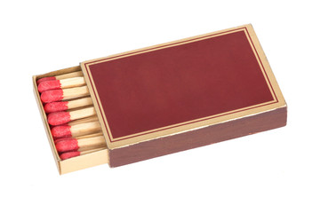 old matches box