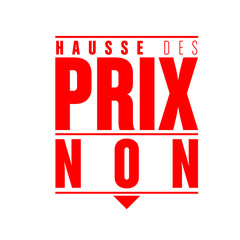 hausse des prix- stop-non