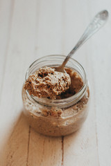 rye sourdough for baking homemade bread