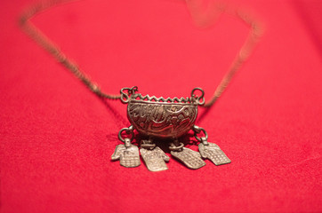arabic engraving art muslim necklace