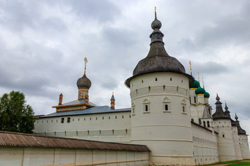 Architectural ensemble of the Rostov Kremlin in Rostov Veliky, Russia. Golden ring of Russia