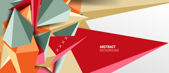 Trendy simple triangle abstract background, dynamic motion concept. Vector Illustration For Wallpaper, Banner, Background, Card, Book Illustration, landing page