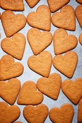Ginger cookies view
