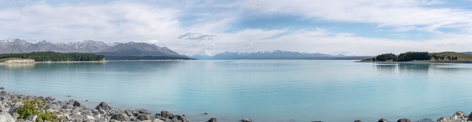 Pukaki lake landscape, New Zealand