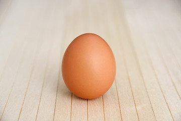 Egg, Brown, Fresh, Isolated, Background.