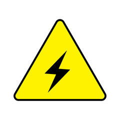 electrical warning sign