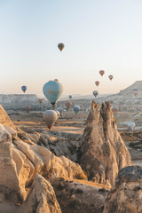 hot air balloon over cappadocia turkey © Galina