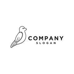 bird logo design vector illustration