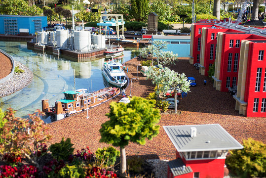 Billund, Denmark. Legoland Billund Resort. Famous amusement park and hotel