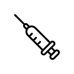 syringe icon vector symbol template design trendy