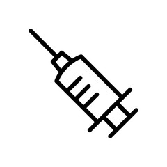 syringe icon vector symbol template design trendy