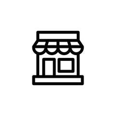 store icon vector symbol template design trendy
