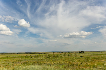 Obraz premium Russian steppe. Orenburg region, Russia.