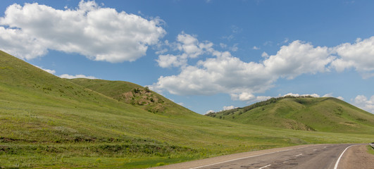 Russian steppe. Orenburg region, Russia.