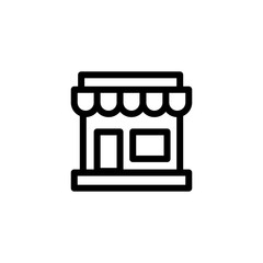 store icon vector symbol template design trendy