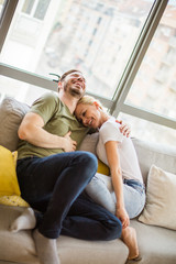 Fototapeta premium Love and laughter, two of life's most greatest pleasures.