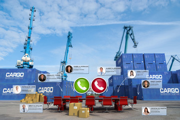 Commercial docks video conference