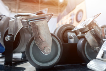 Euro-wheels. Industrial wheels and castors. Accessories for carts, equipment, mobile containers and...
