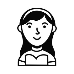 woman female avatar character icon