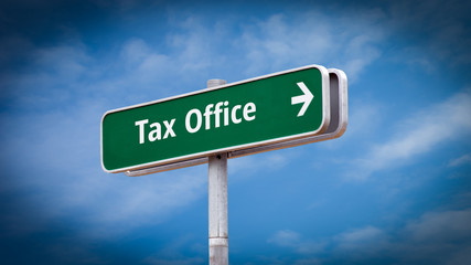 Street Sign to Tax Office